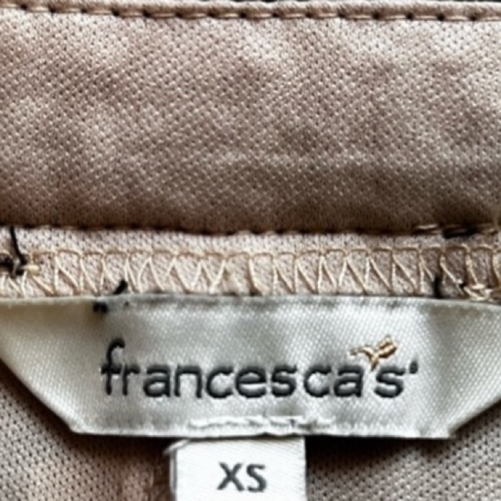 Size XS cropped top with XS matching skirt by Francesca’s, black - Picture 15 of 15